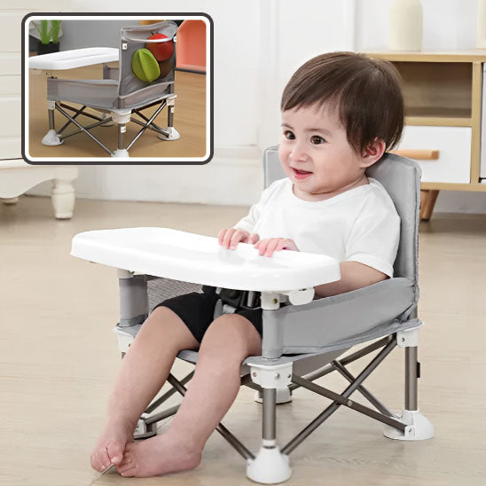 Chaise d'appoint avec plateau pour bébé