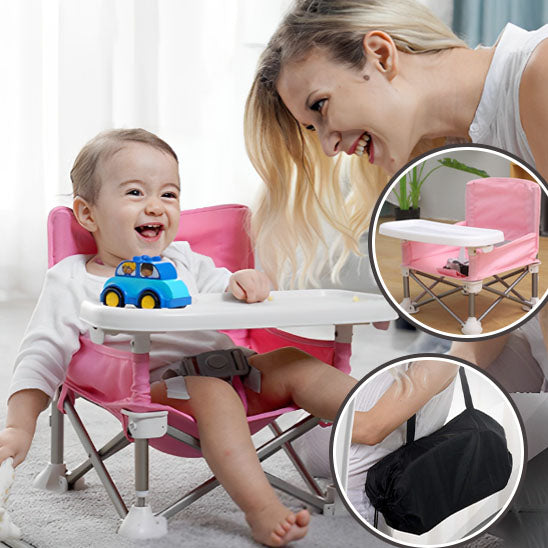 Chaise d'appoint avec plateau pour bébé