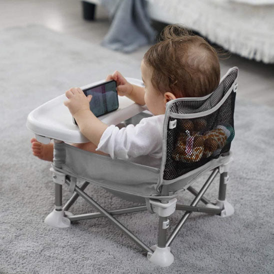 Chaise d'appoint avec plateau pour bébé