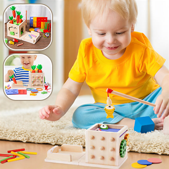 Jouets magnétiques en bois, jouets cadeaux pour enfants, jeux pour