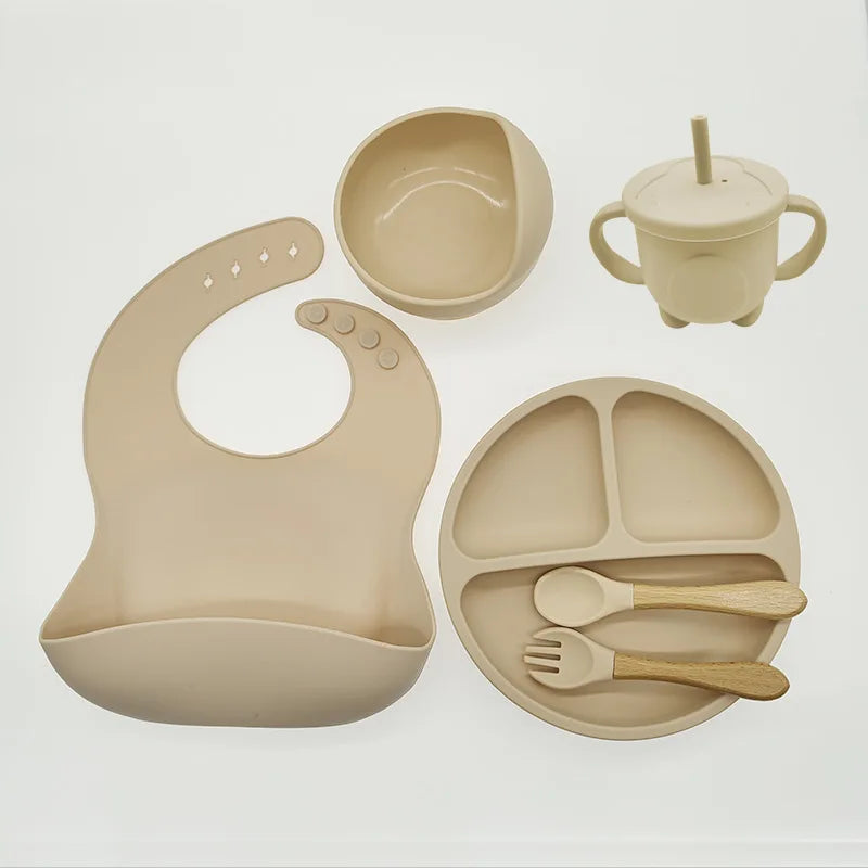 Set de repas en silicone pour bébé