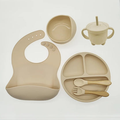 Set de repas en silicone pour bébé