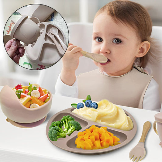 Set de repas en silicone pour bébé