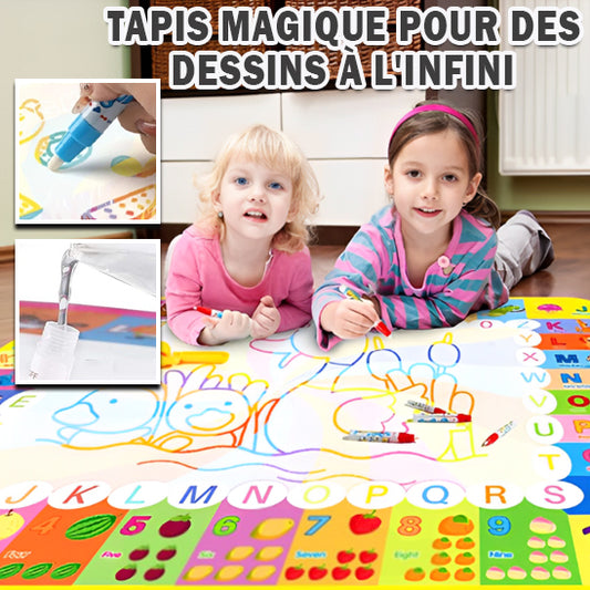 Tapis magique de dessin à l'eau